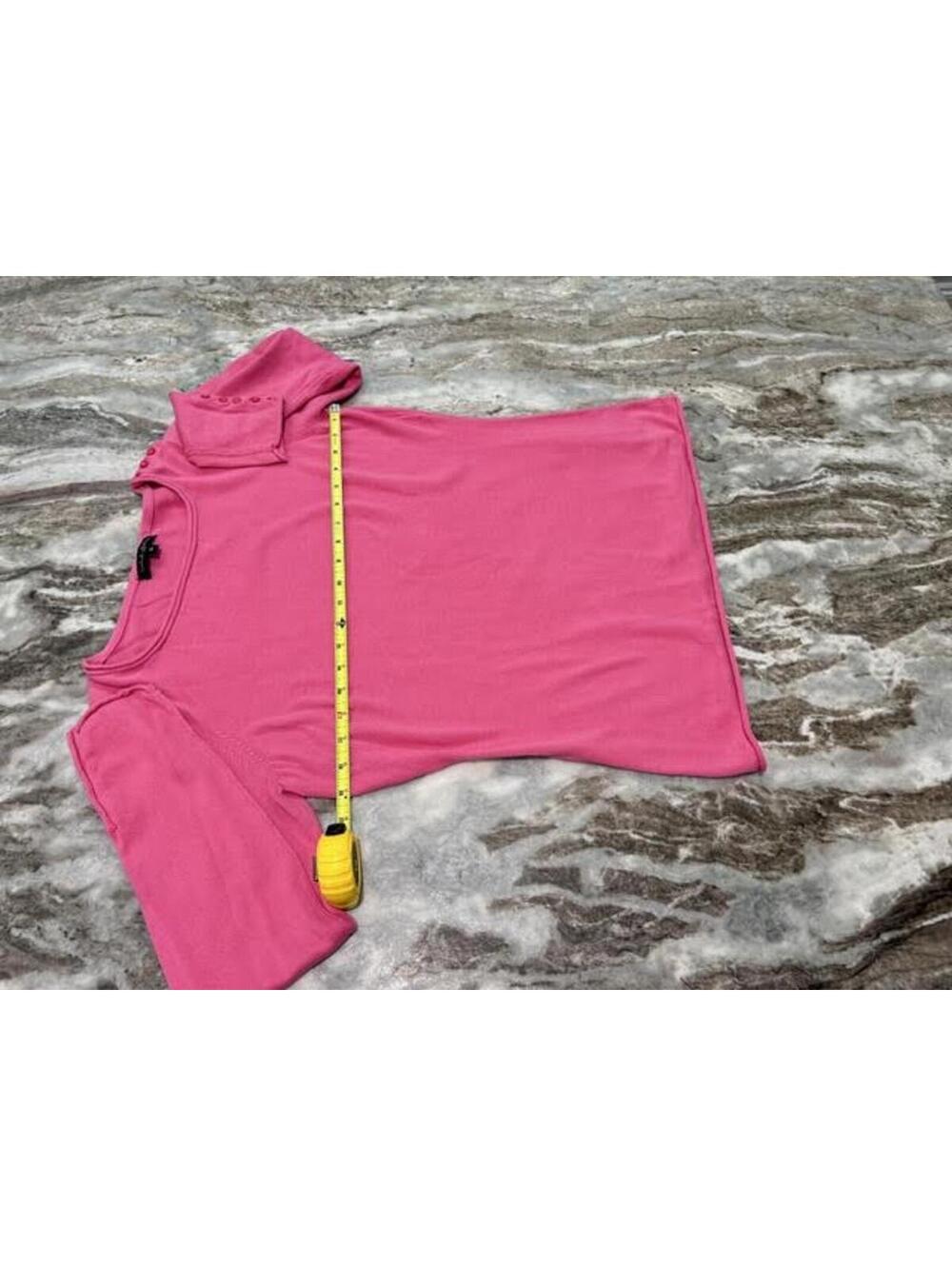 🌸 Pierri NY Soft Coral-Pink Lightweight Sweater L — GUC - Picture 6 of 8